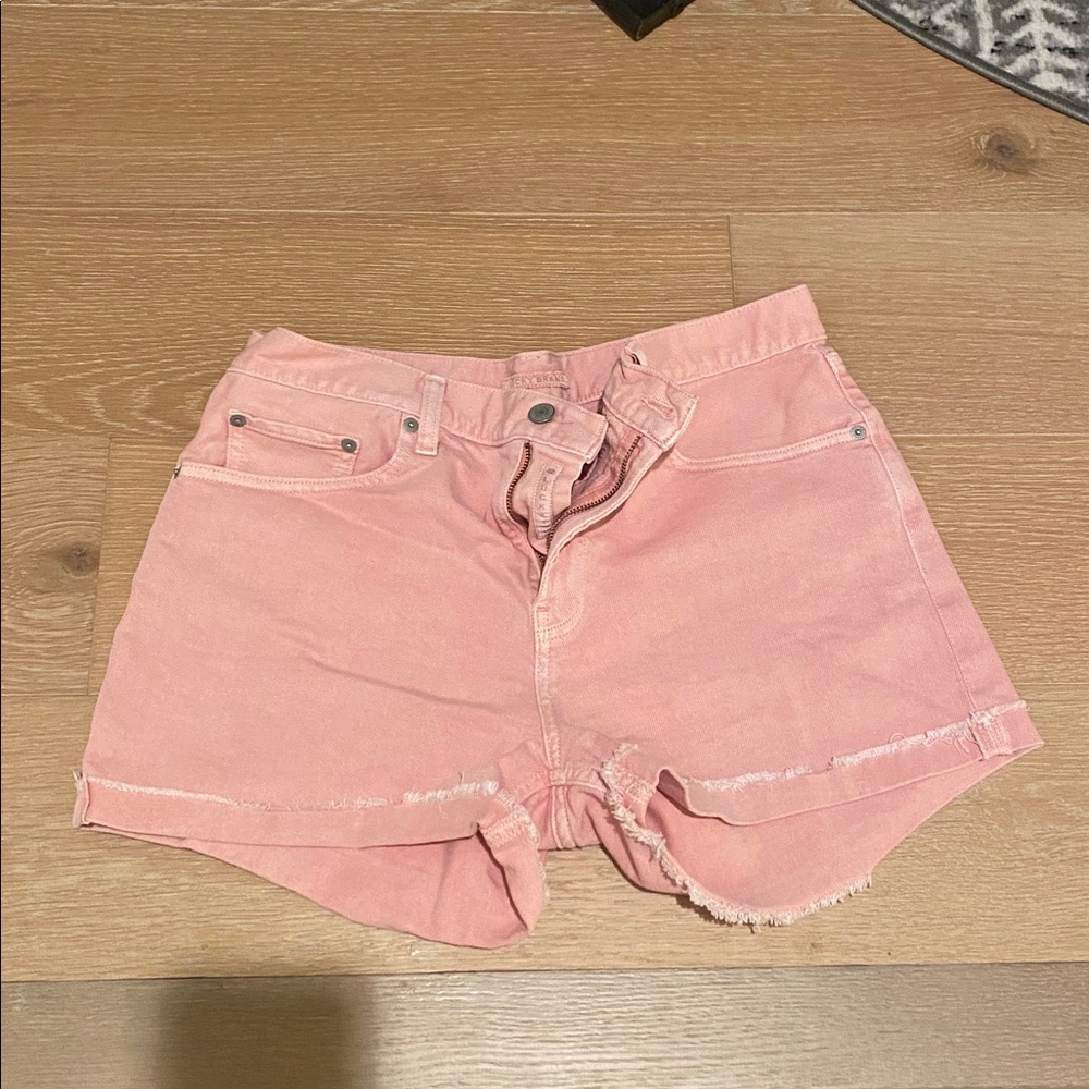 Lucky Brand Light Pink Jean Shorts